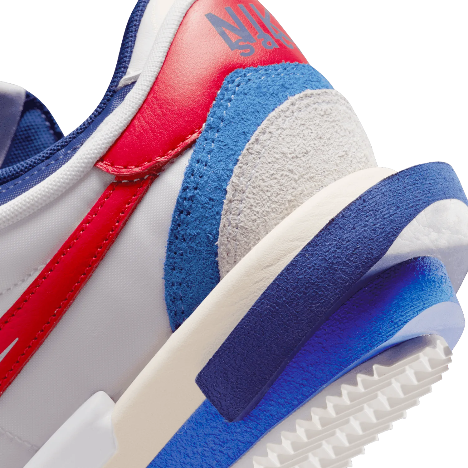 Nike Cortez Sacai White University Red Blue image 6