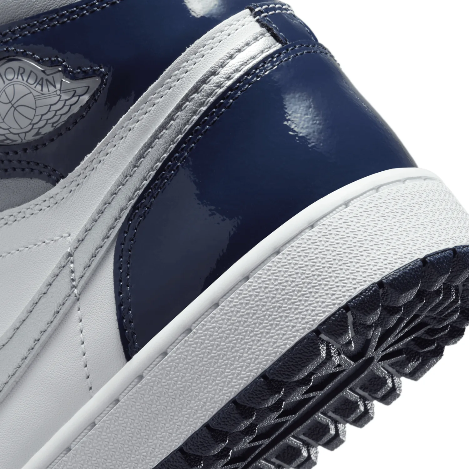 Air Jordan 1 High Golf Patent Midnight Navy image 8