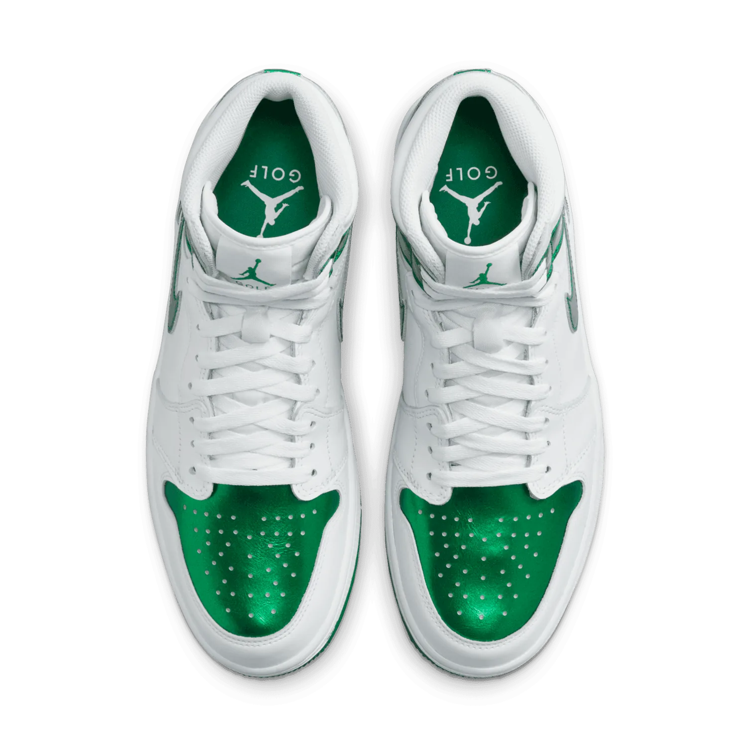 Air Jordan 1 High Golf Metallic Green image 3