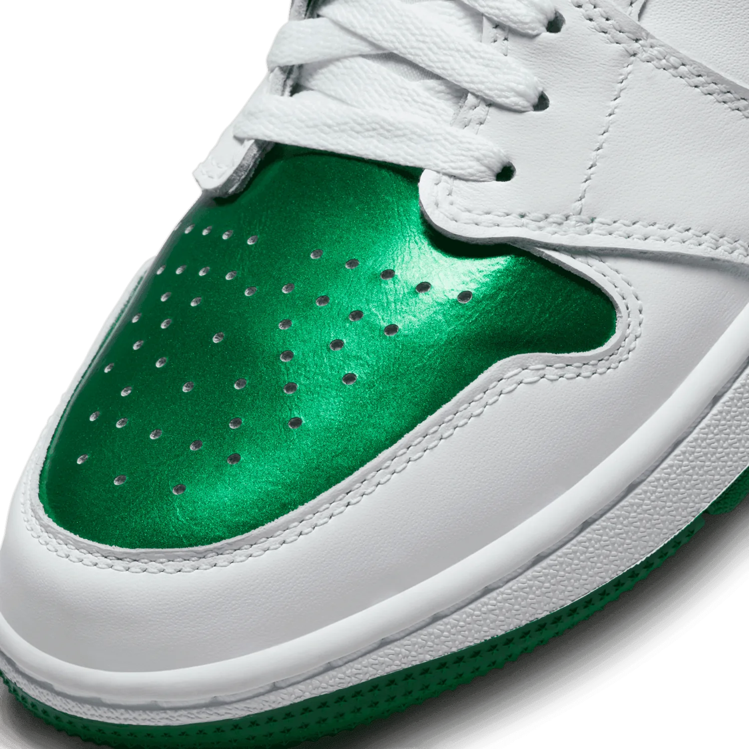 Air Jordan 1 High Golf Metallic Green image 6