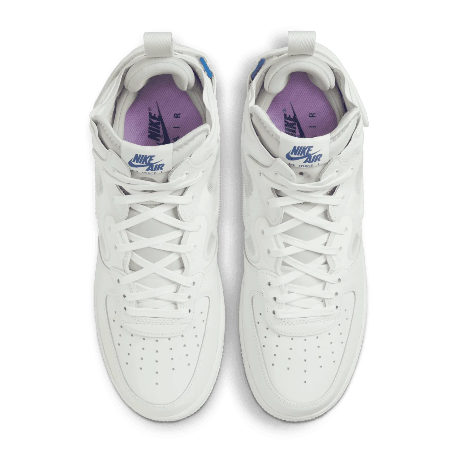 Nike Air Force 1 Mid React Triple White image 3