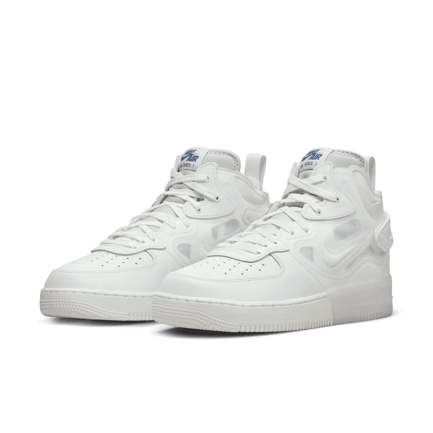 Nike Air Force 1 Mid React Triple White image 4