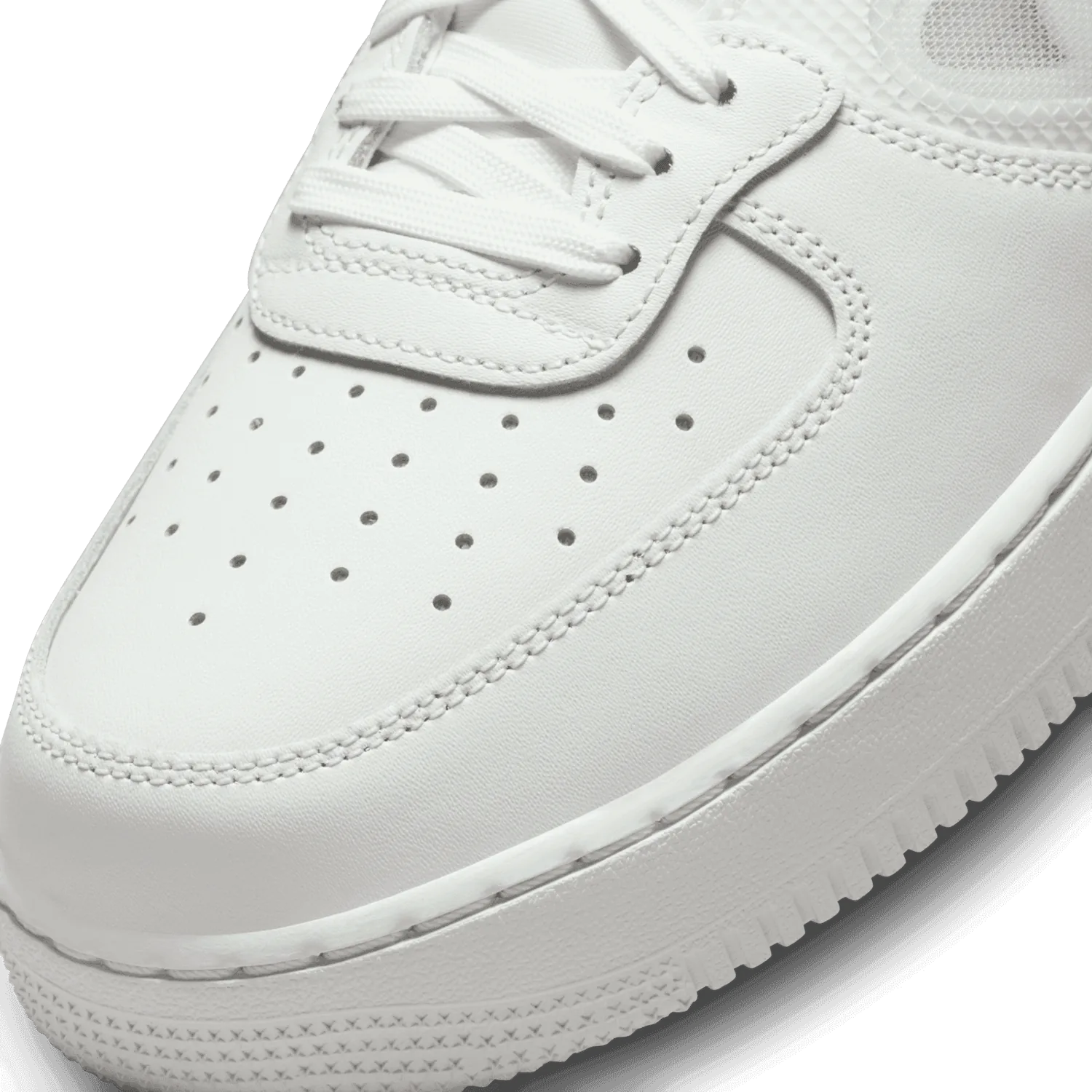 Nike Air Force 1 Mid React Triple White image 6