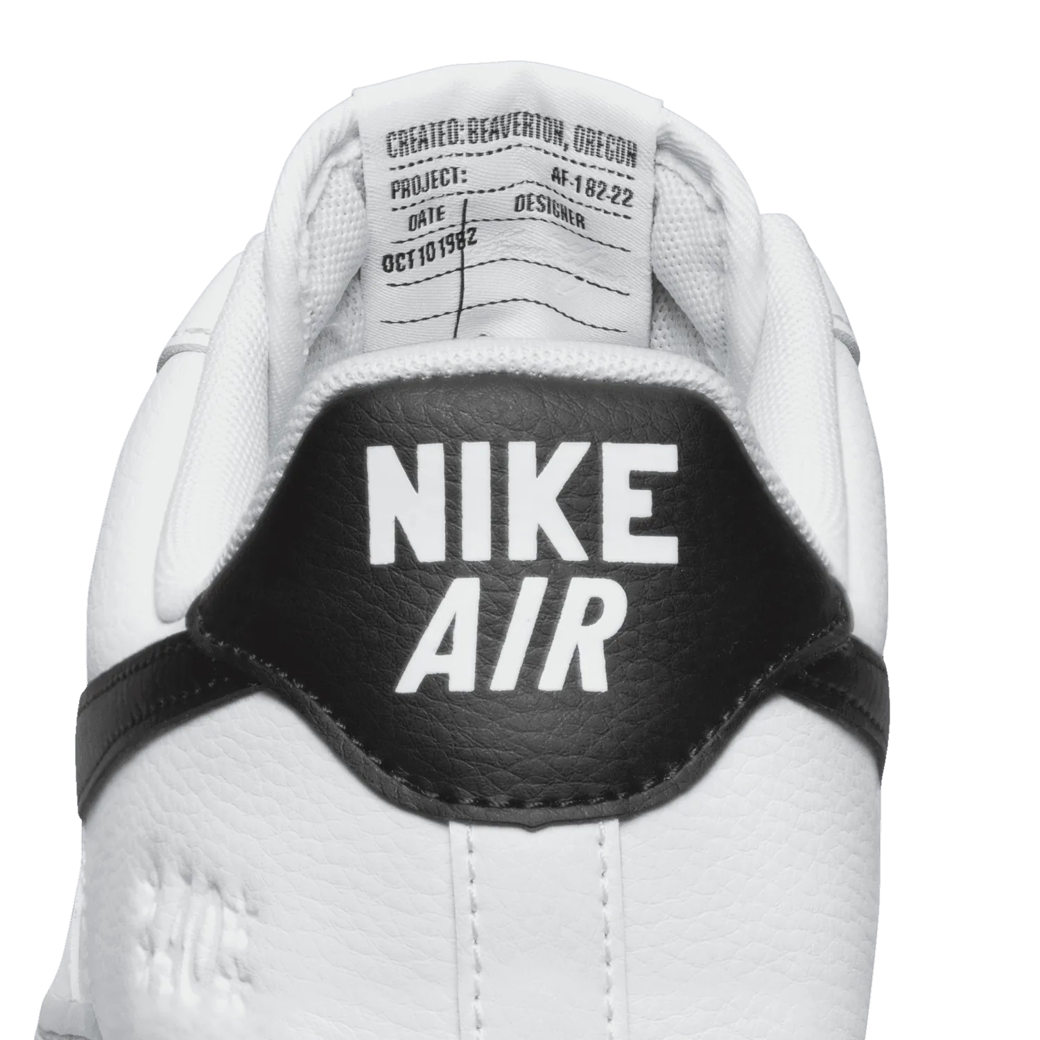 Nike Air Force 1 Low 40th Anniversary White Black image 8