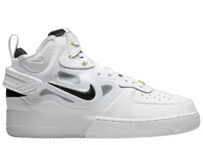 Nike Air Force 1 Mid React White Black Yellow Ochre