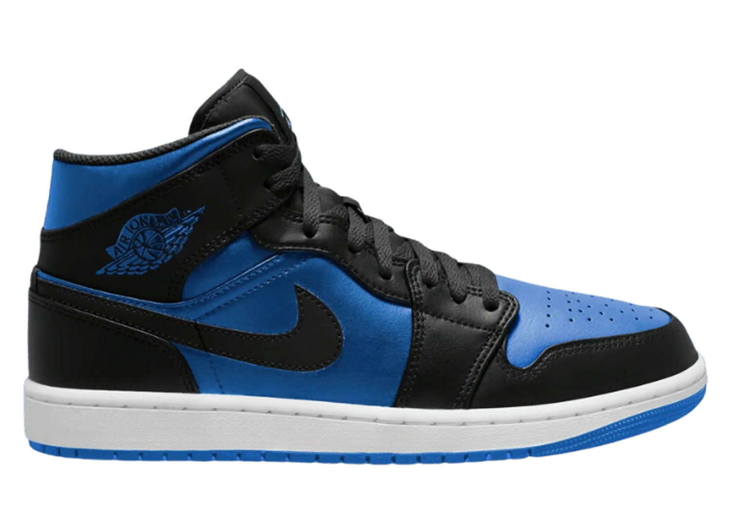 Air Jordan 1 Mid Black Royal Blue