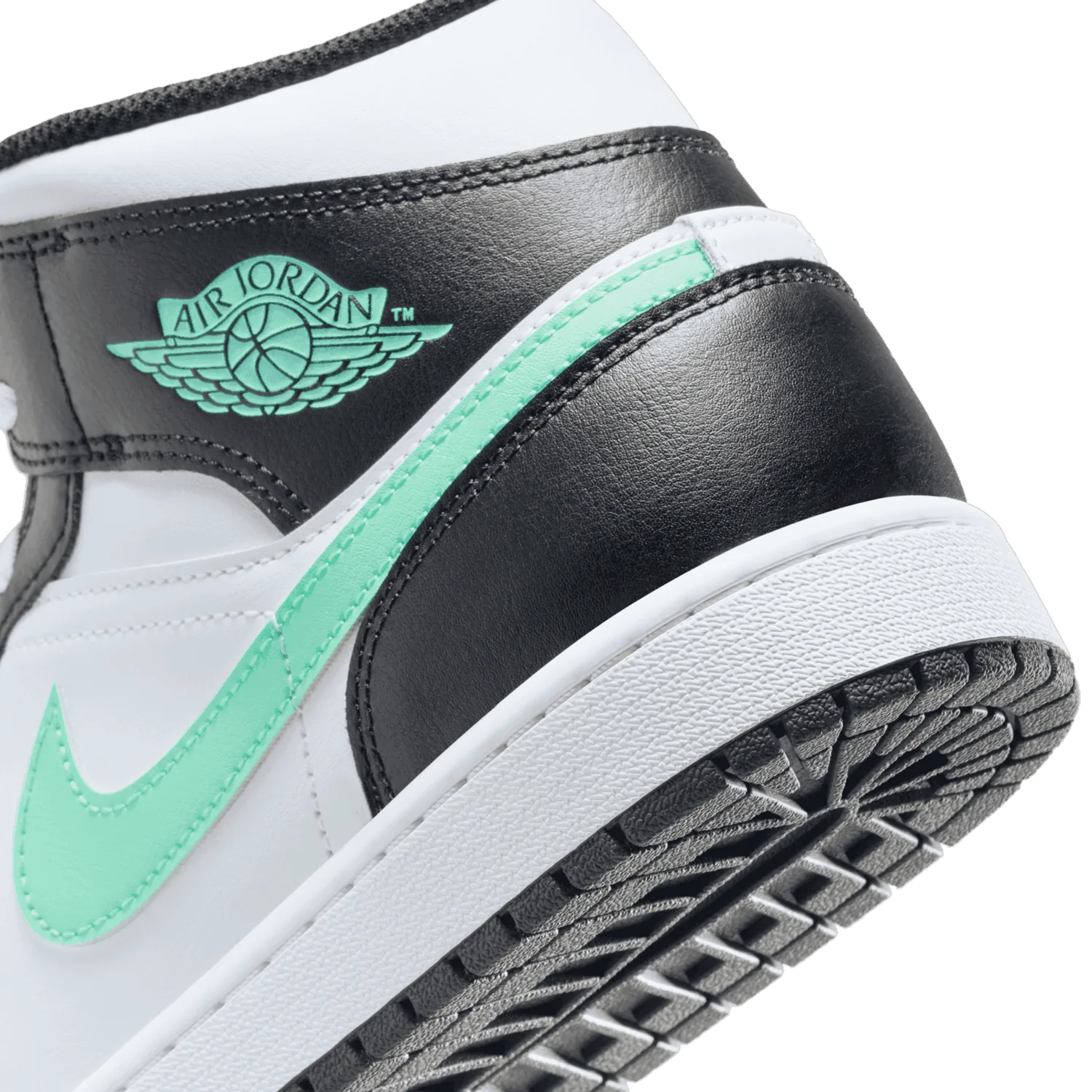 Air Jordan 1 Mid Green Glow image 6