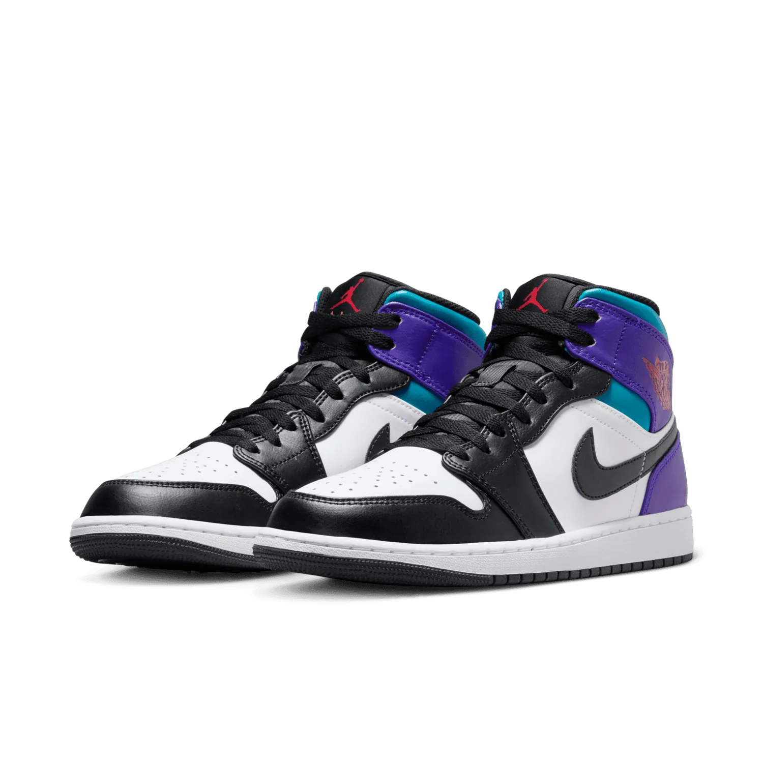 Air Jordan 1 Mid Black Toe Grape image 4