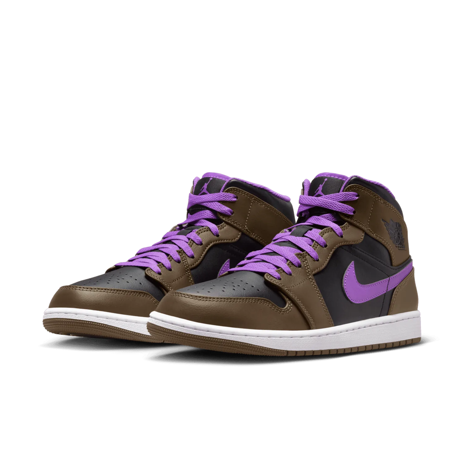 Air Jordan 1 Mid Purple Mocha image 4