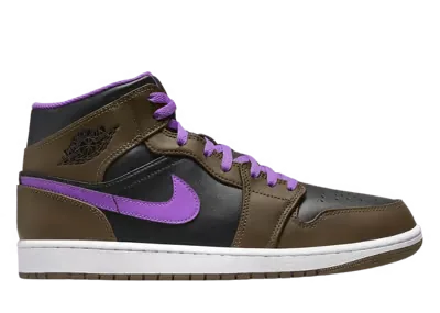 Air Jordan 1 Mid Purple Mocha