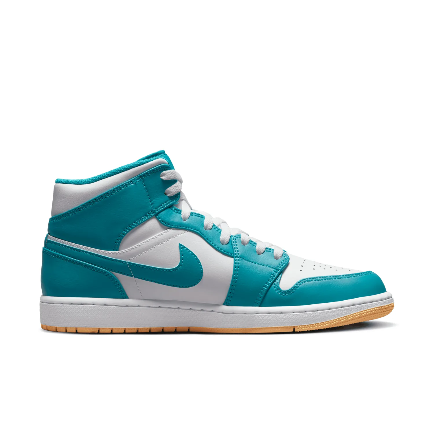 Air Jordan 1 Mid Aquatone Celestial Gold image 3