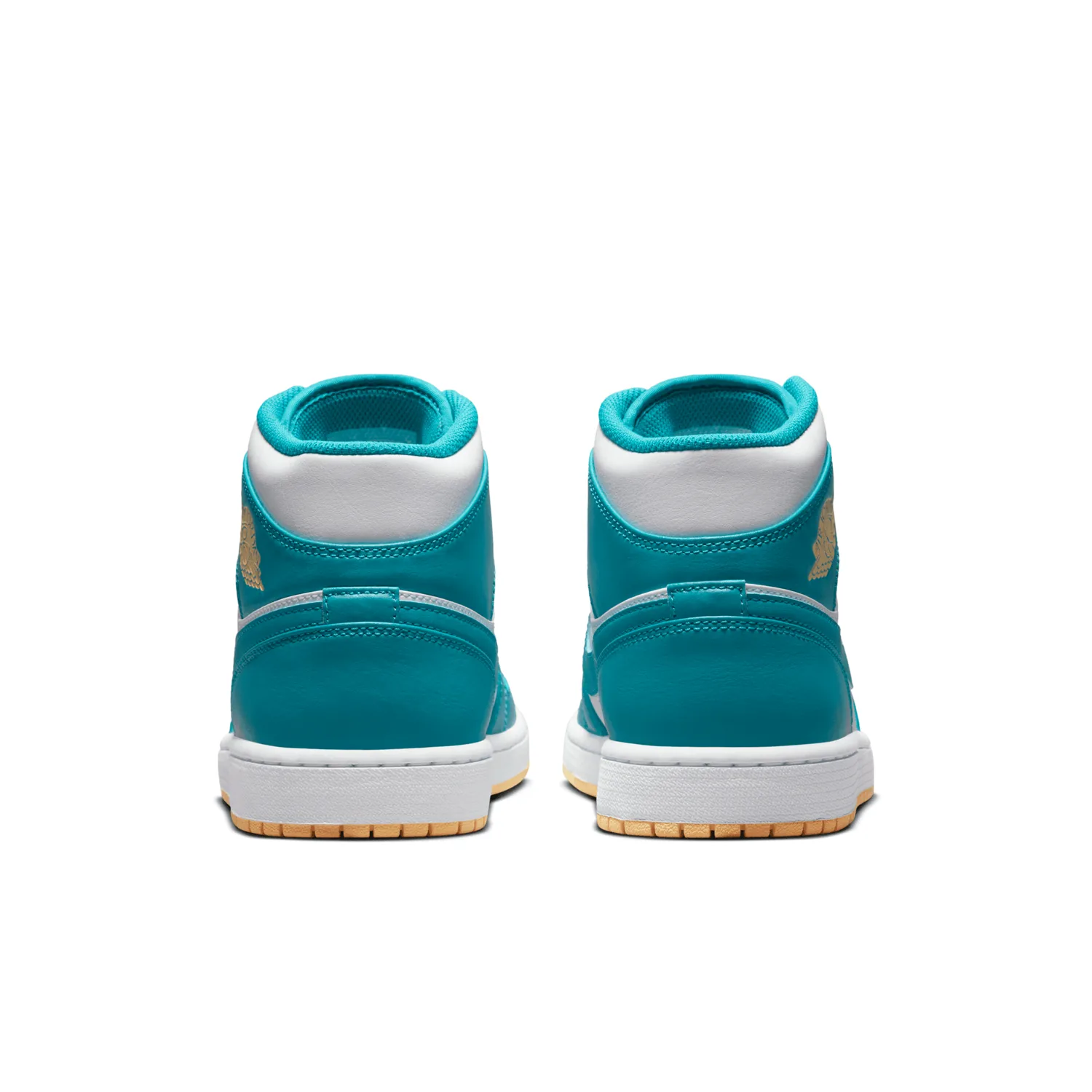 Air Jordan 1 Mid Aquatone Celestial Gold image 6