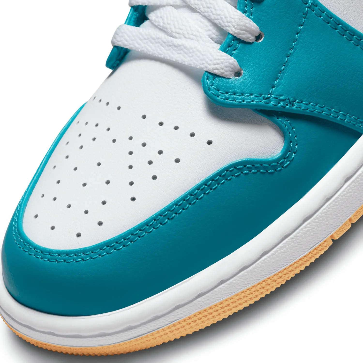 Air Jordan 1 Mid Aquatone Celestial Gold image 7