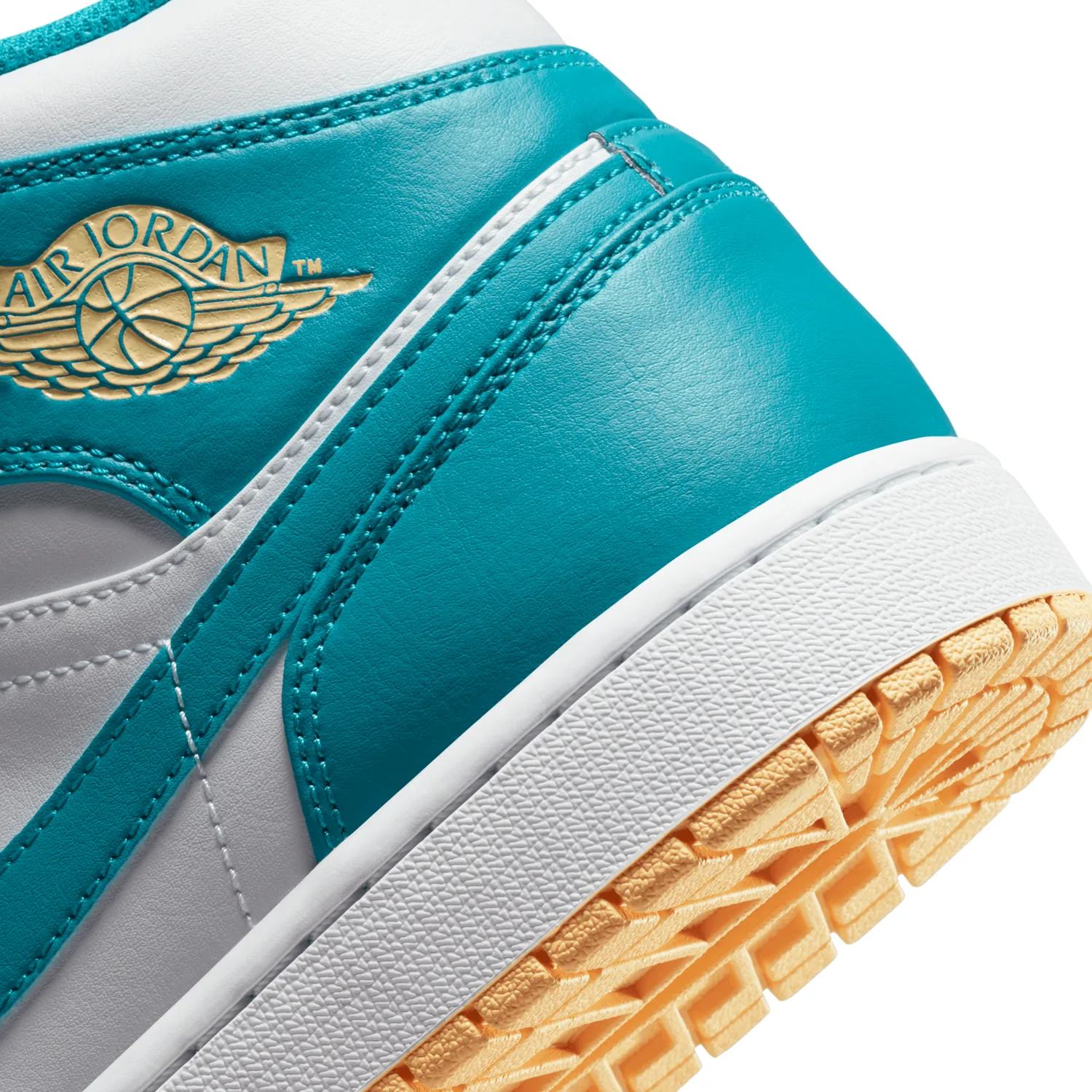 Air Jordan 1 Mid Aquatone Celestial Gold image 8