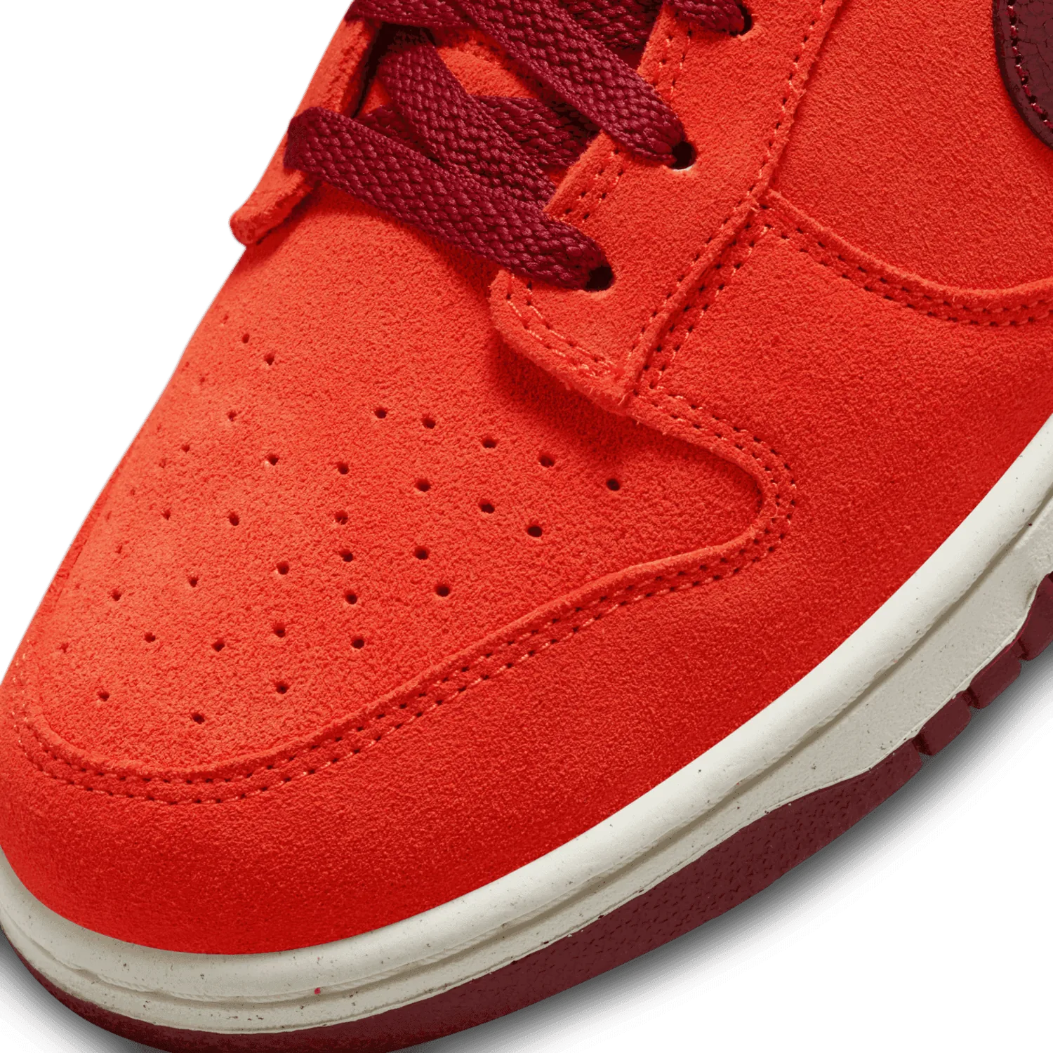Nike Dunk Low Orange Suede image 6