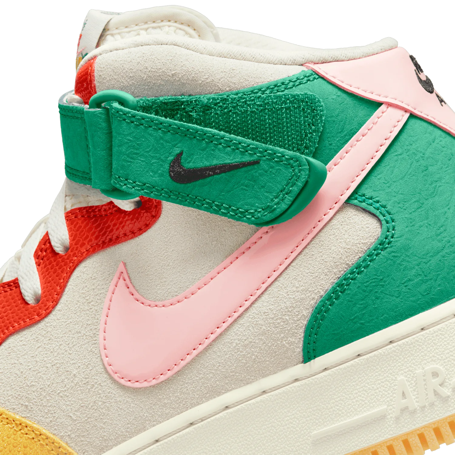 Nike Air Force 1 Mid Vivid Sulfur Rush Orange image 11