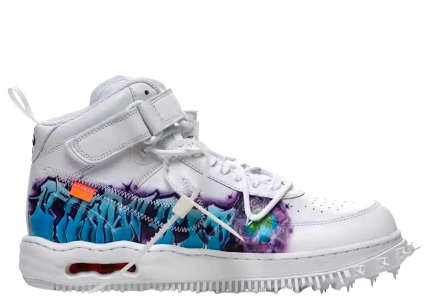 Nike Air Force 1 Mid Off-White Graffiti White