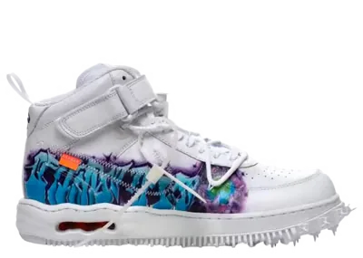Nike Air Force 1 Mid Off-White Graffiti White