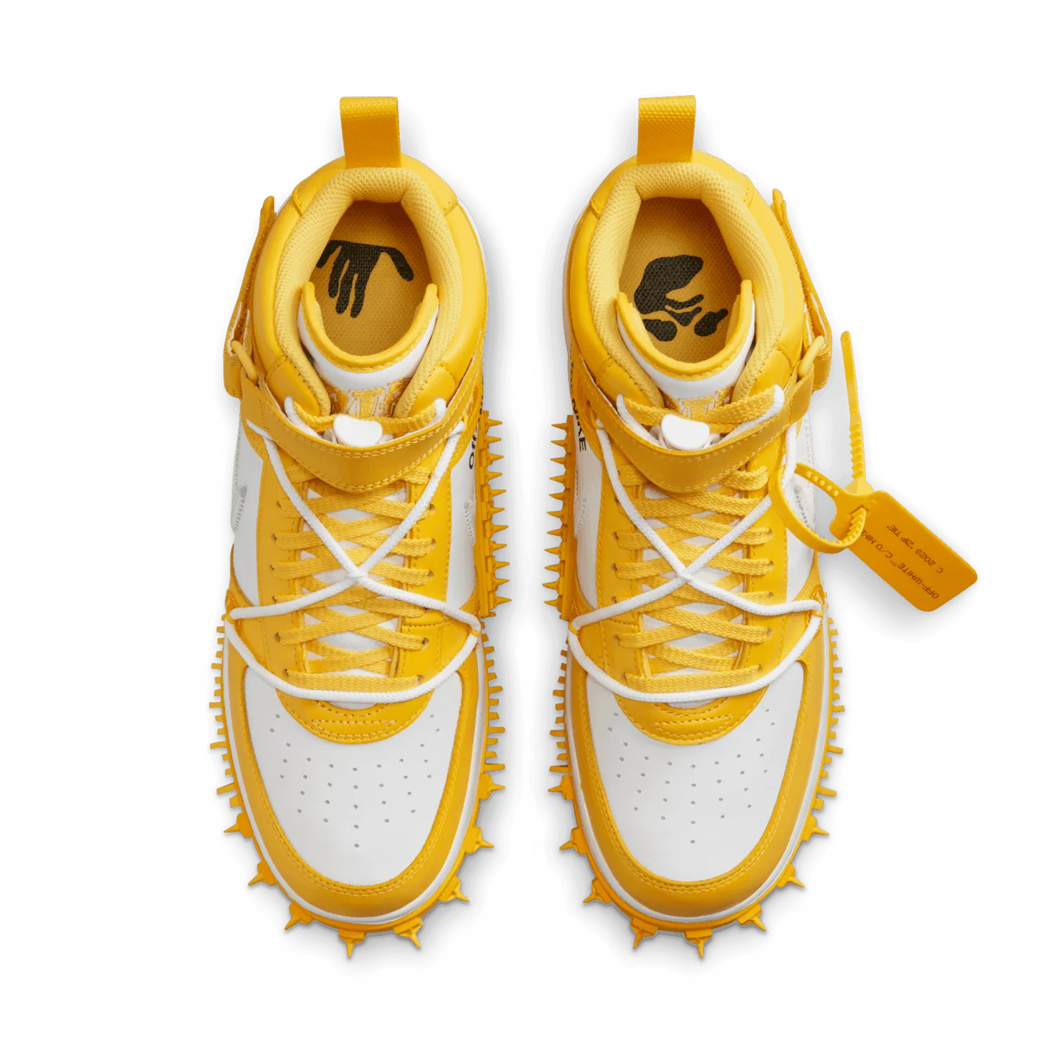 Nike Air Force 1 Mid SP Off-White Varsity Maize image 6