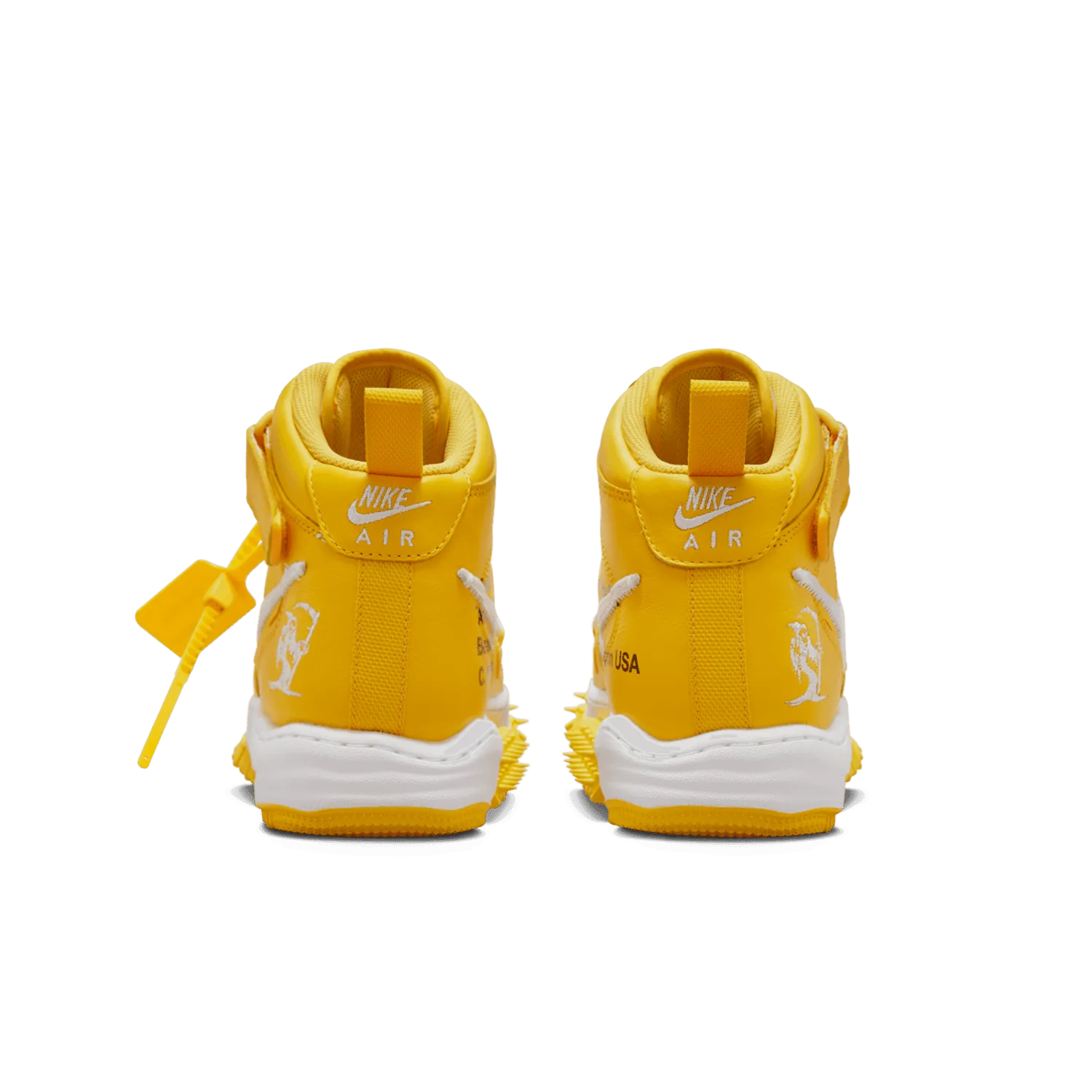 Nike Air Force 1 Mid SP Off-White Varsity Maize image 8