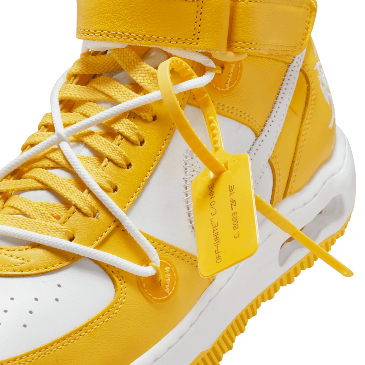 Nike Air Force 1 Mid SP Off-White Varsity Maize image 13