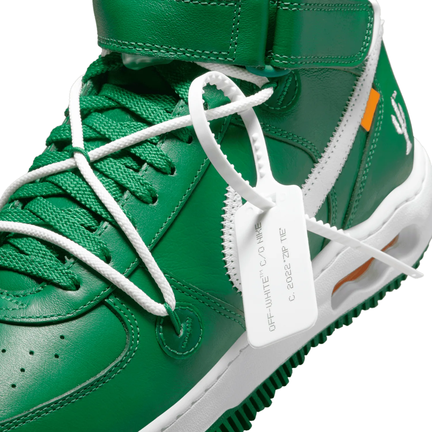 Nike Air Force 1 Mid Off-White Pine Green image 2