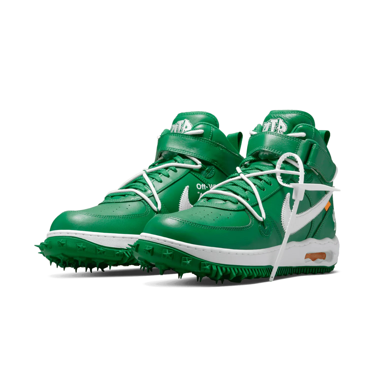 Nike Air Force 1 Mid Off-White Pine Green image 7