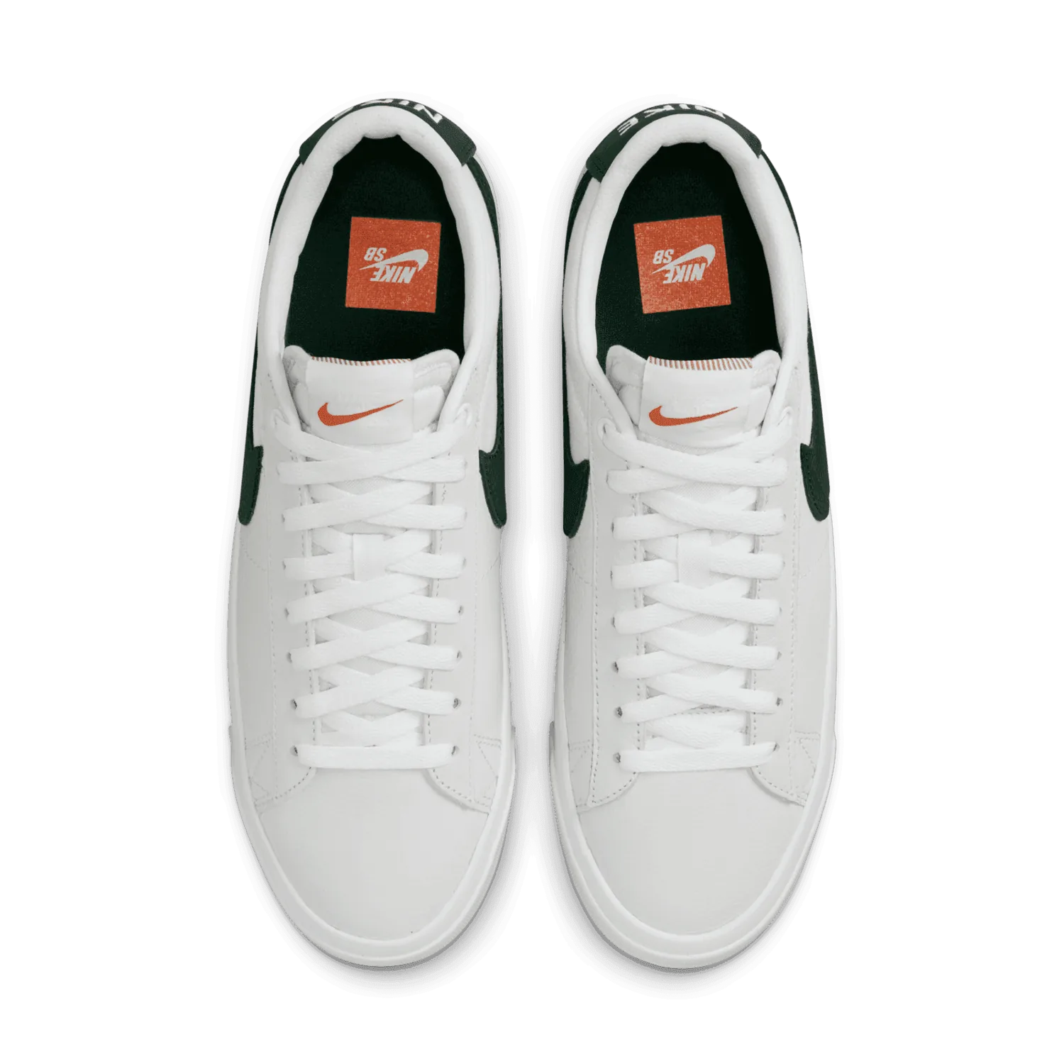 Nike SB Zoom Blazer Low GT Orange Label White Pro Green image 3