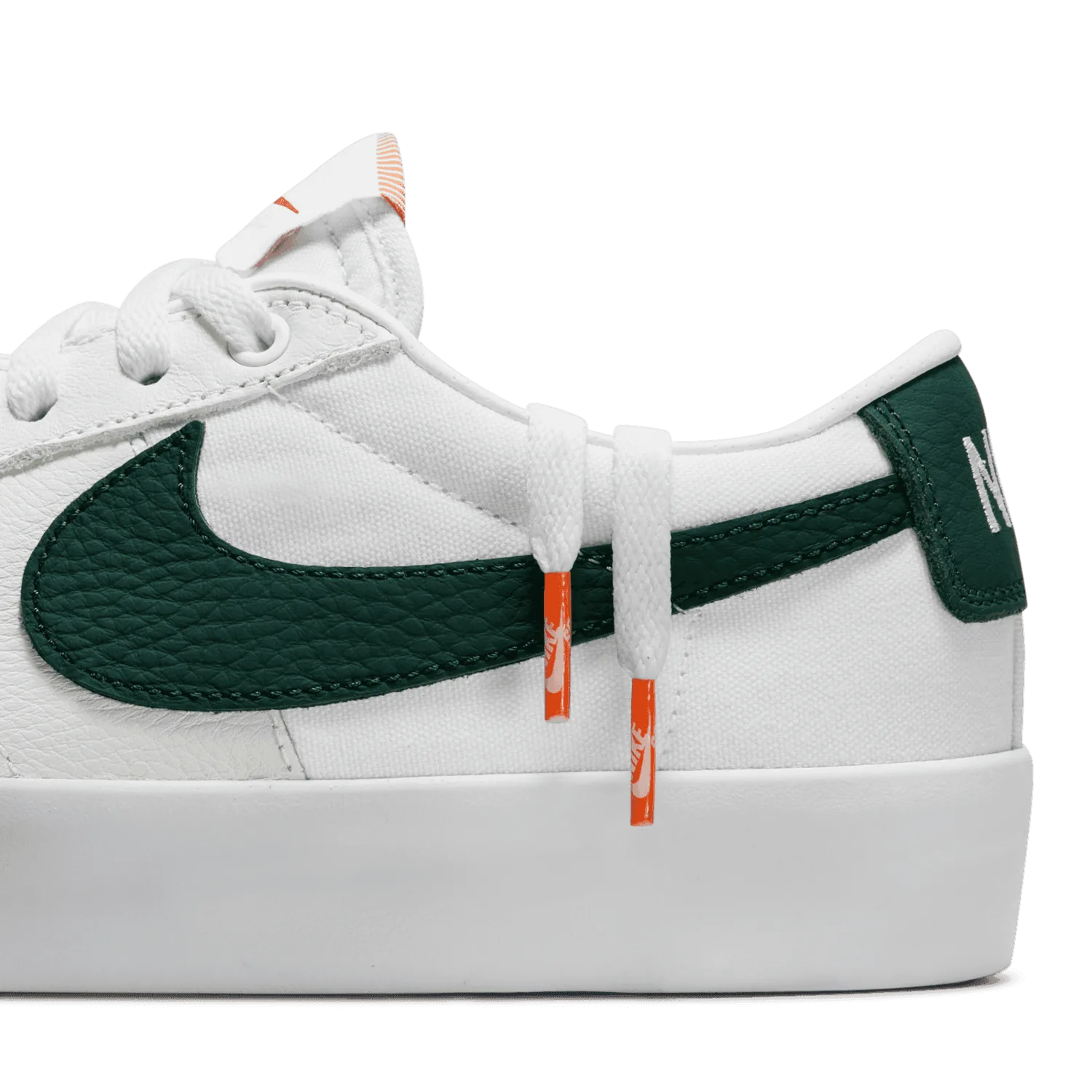 Nike SB Zoom Blazer Low GT Orange Label White Pro Green image 8