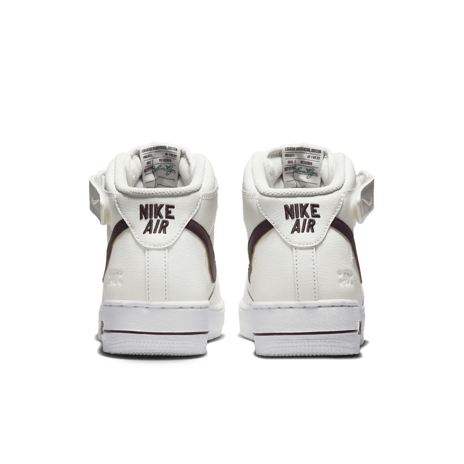 Nike Air Force 1 Mid 40th Anniversary Sail Brown Basalt image 5