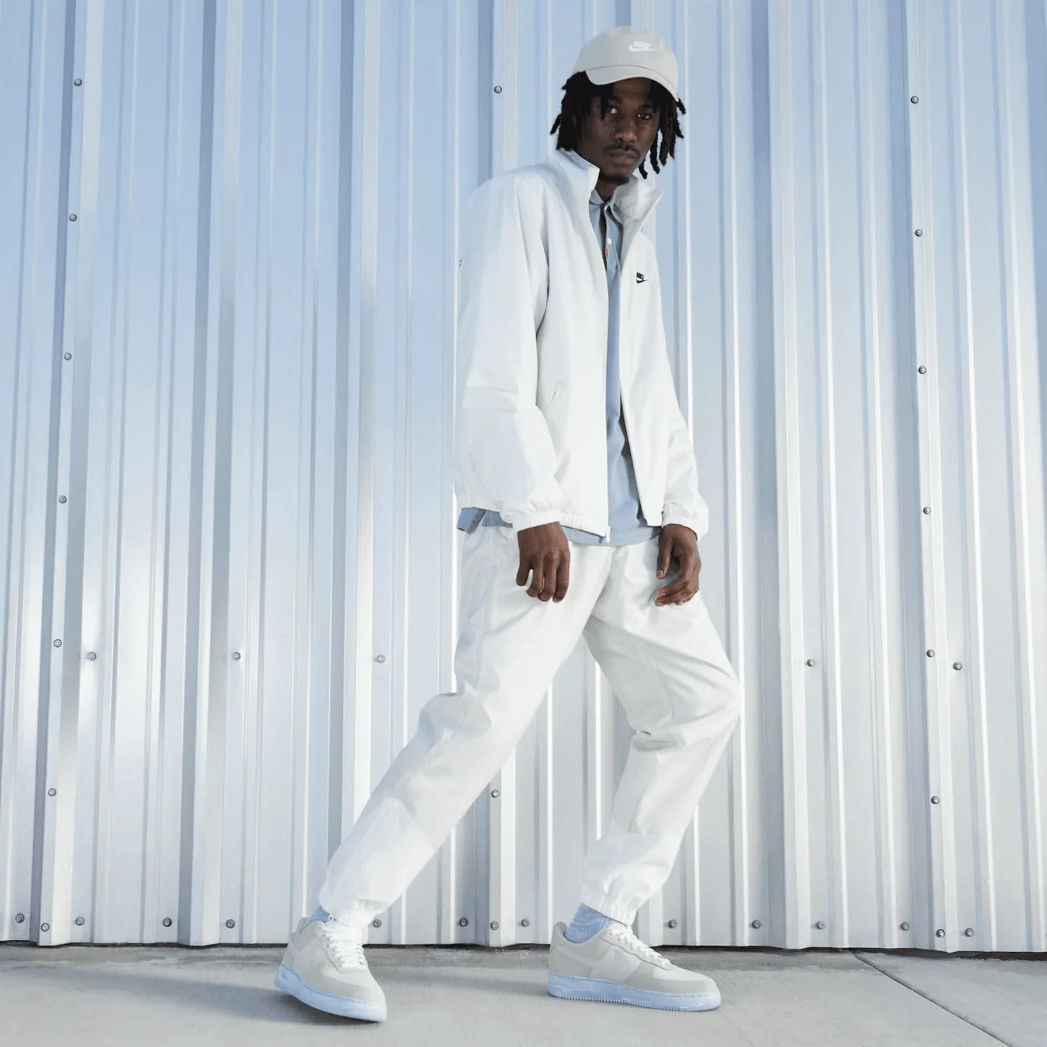 Nike Air Force 1 LV8 EMB Summit White Blue Whisper image 2