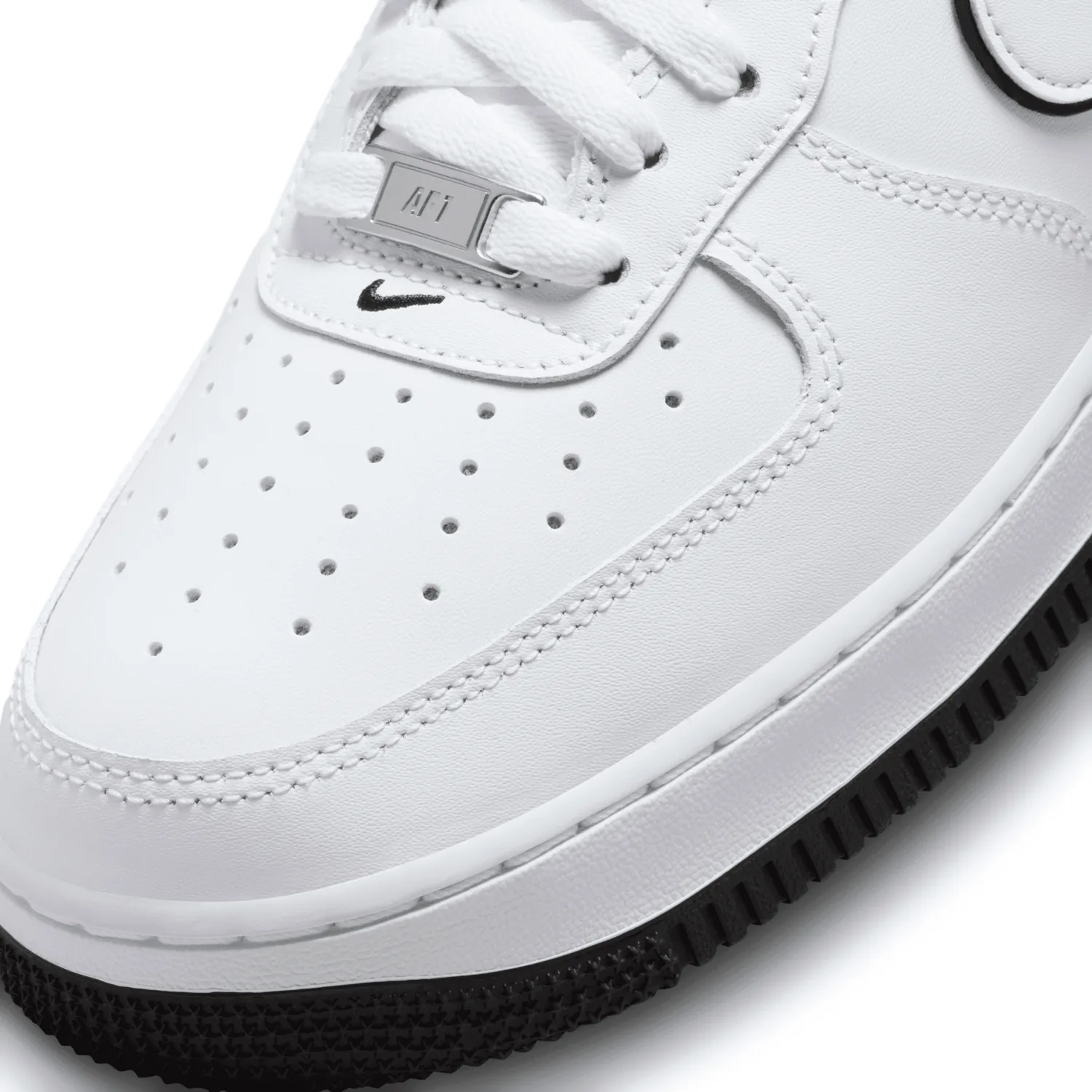 Nike Air Force 1 '07 'White Black Outline' image 6
