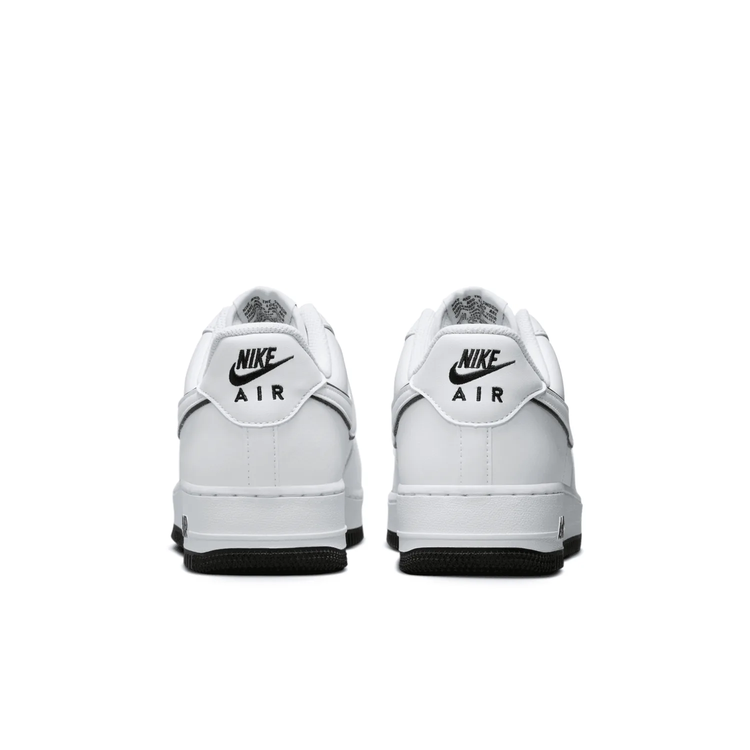 Nike Air Force 1 '07 'White Black Outline' image 5