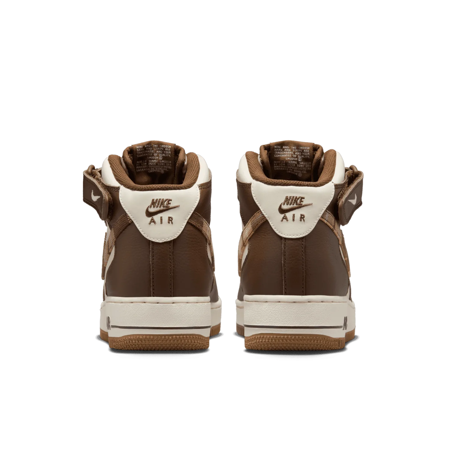 Nike Air Force 1 '07 Mid Brown Plaid image 5