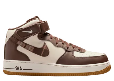 Nike Air Force 1 '07 Mid Brown Plaid