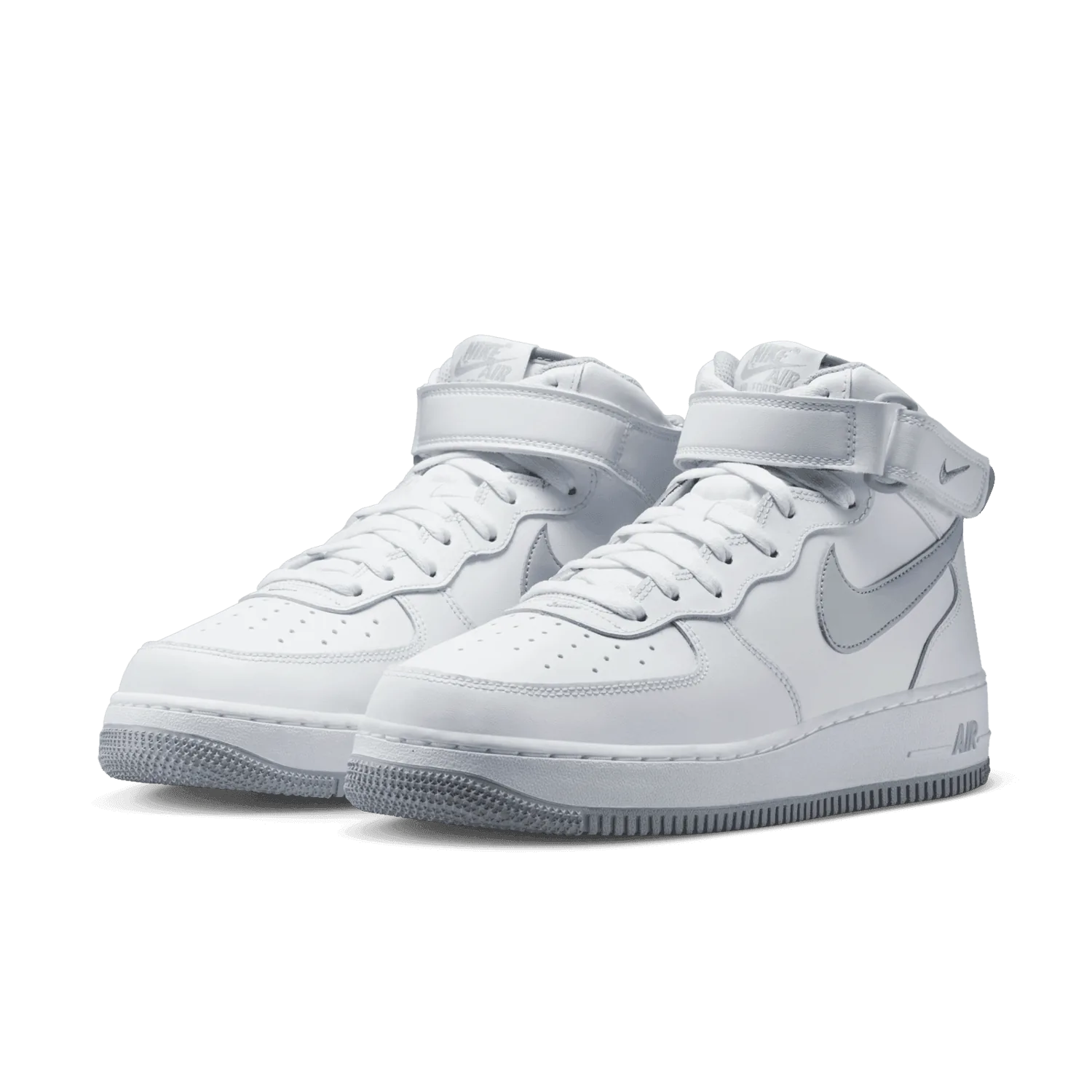 Nike Air Force 1 Mid White Wolf Grey image 5