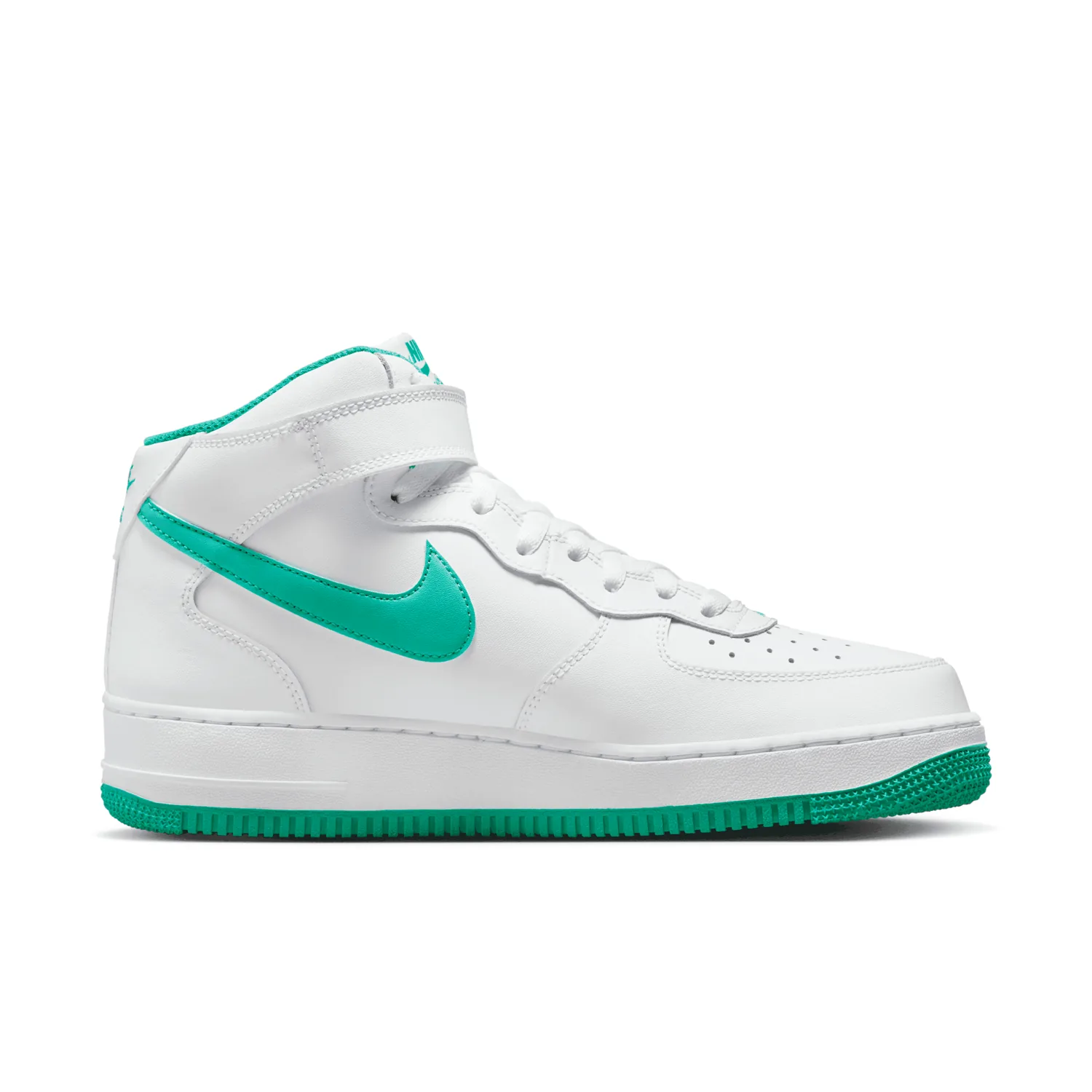 Nike Air Force 1 Mid White Clear Jade image 3