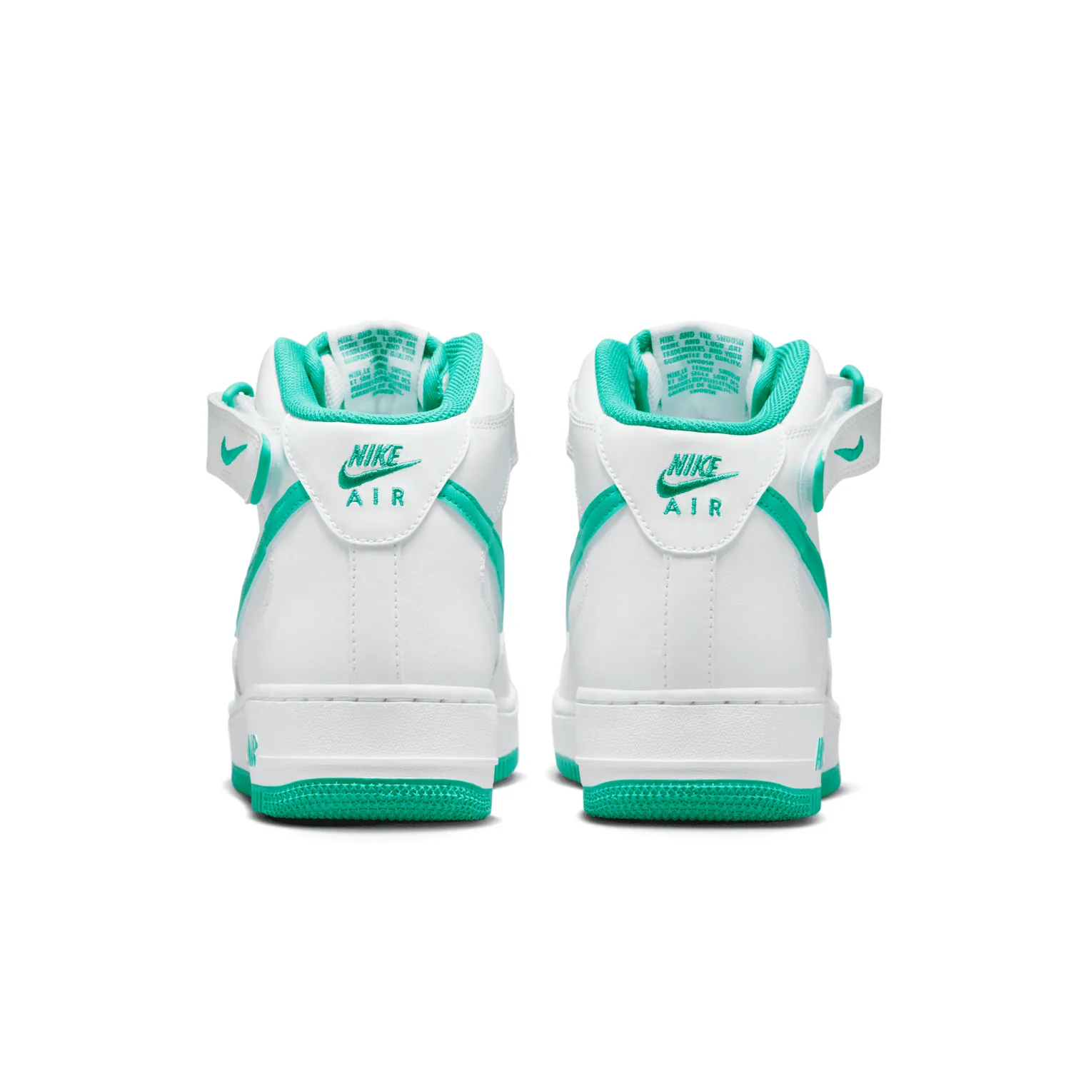 Nike Air Force 1 Mid White Clear Jade image 5