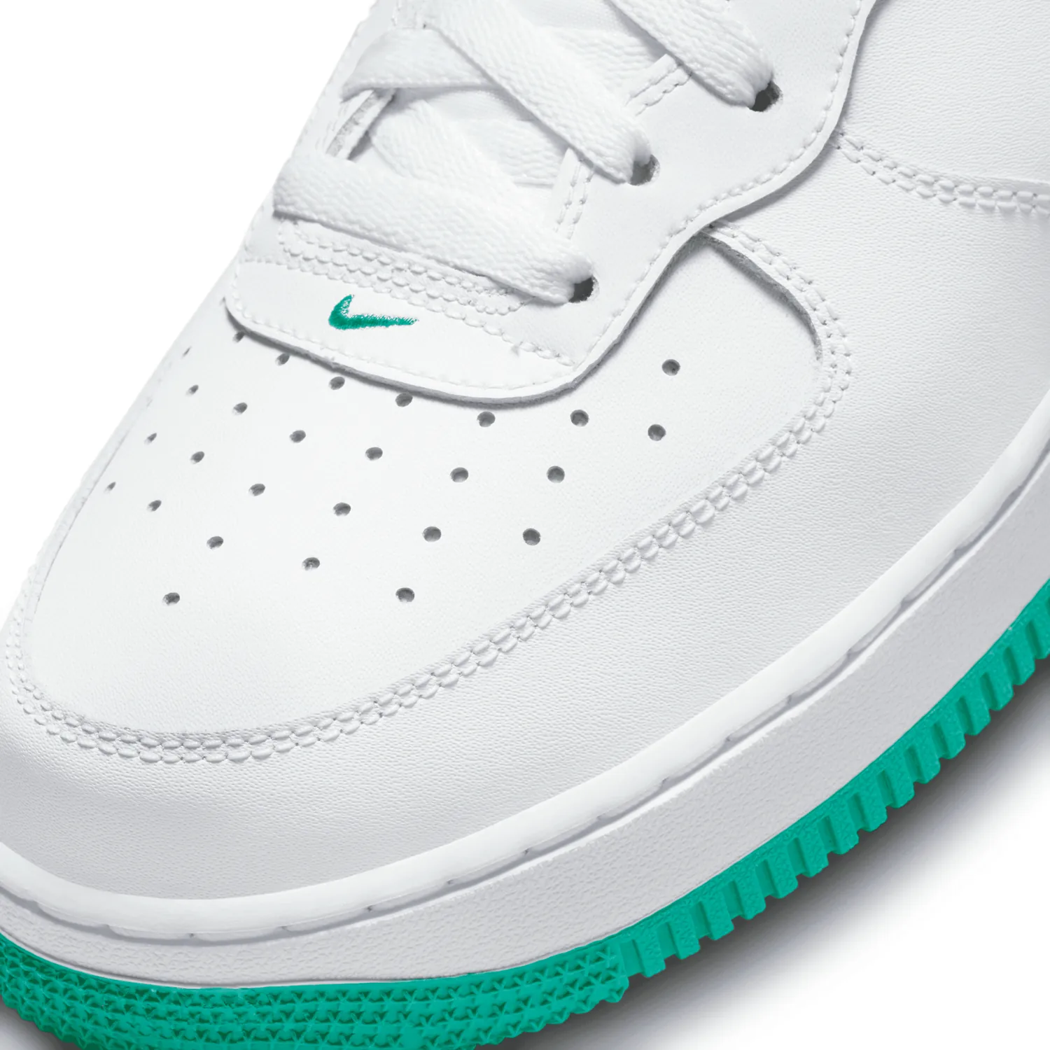 Nike Air Force 1 Mid White Clear Jade image 6