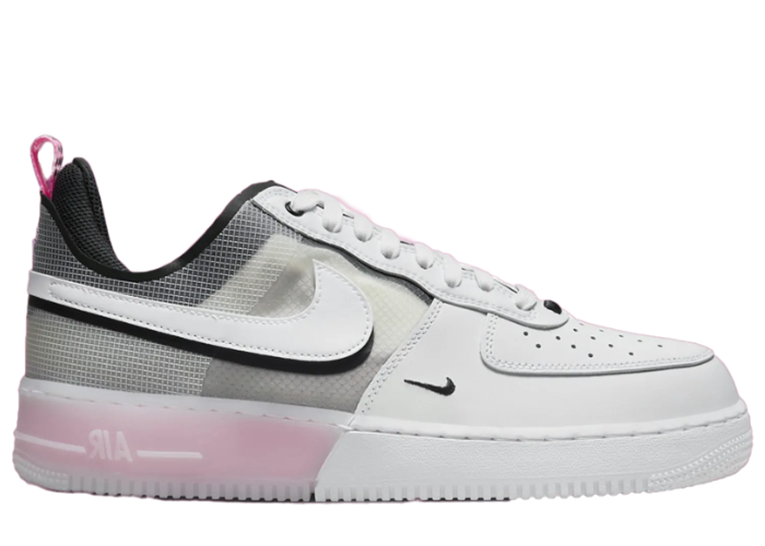 Nike Air Force 1 React White Black Pink Spell