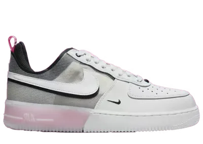 Nike Air Force 1 React White Black Pink Spell