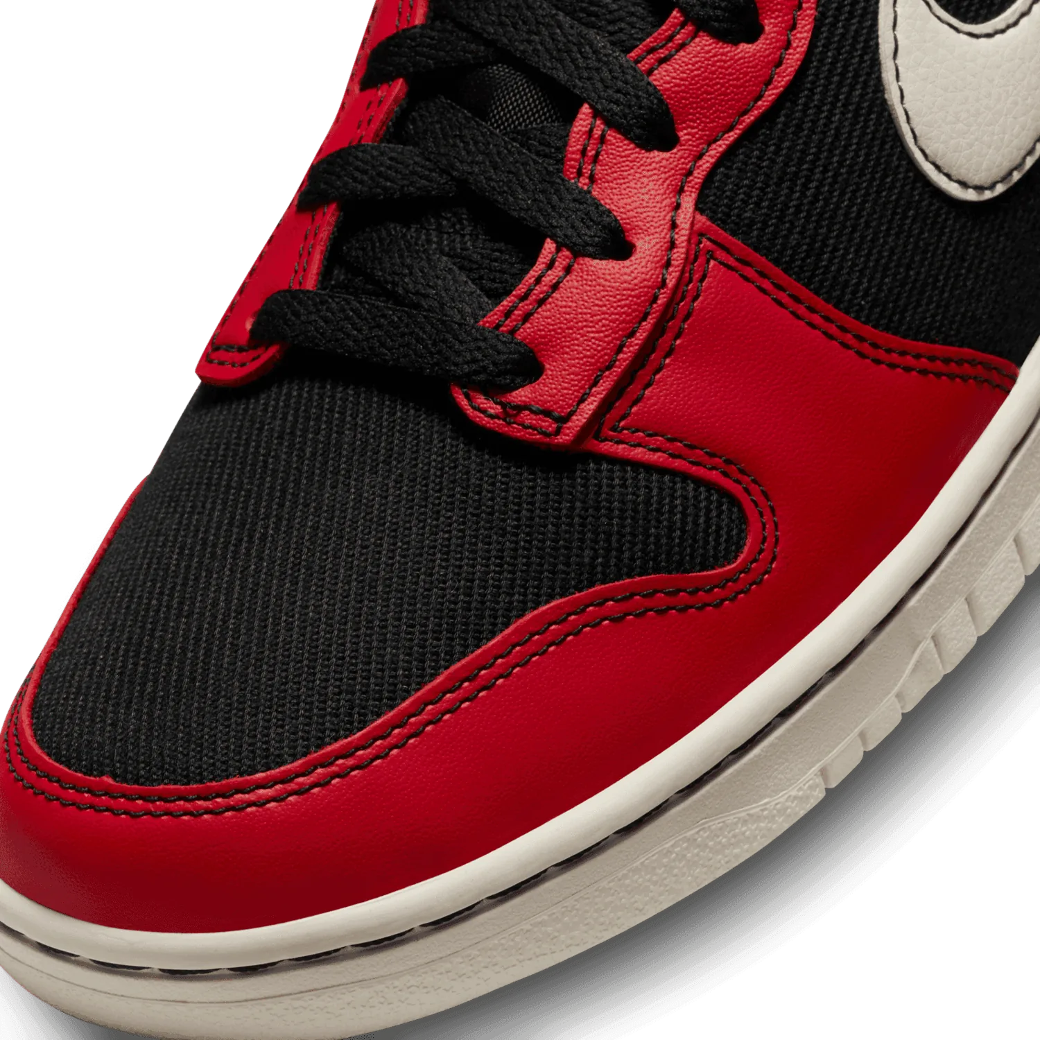 Nike Dunk High Tartan Black Red Plaid image 6