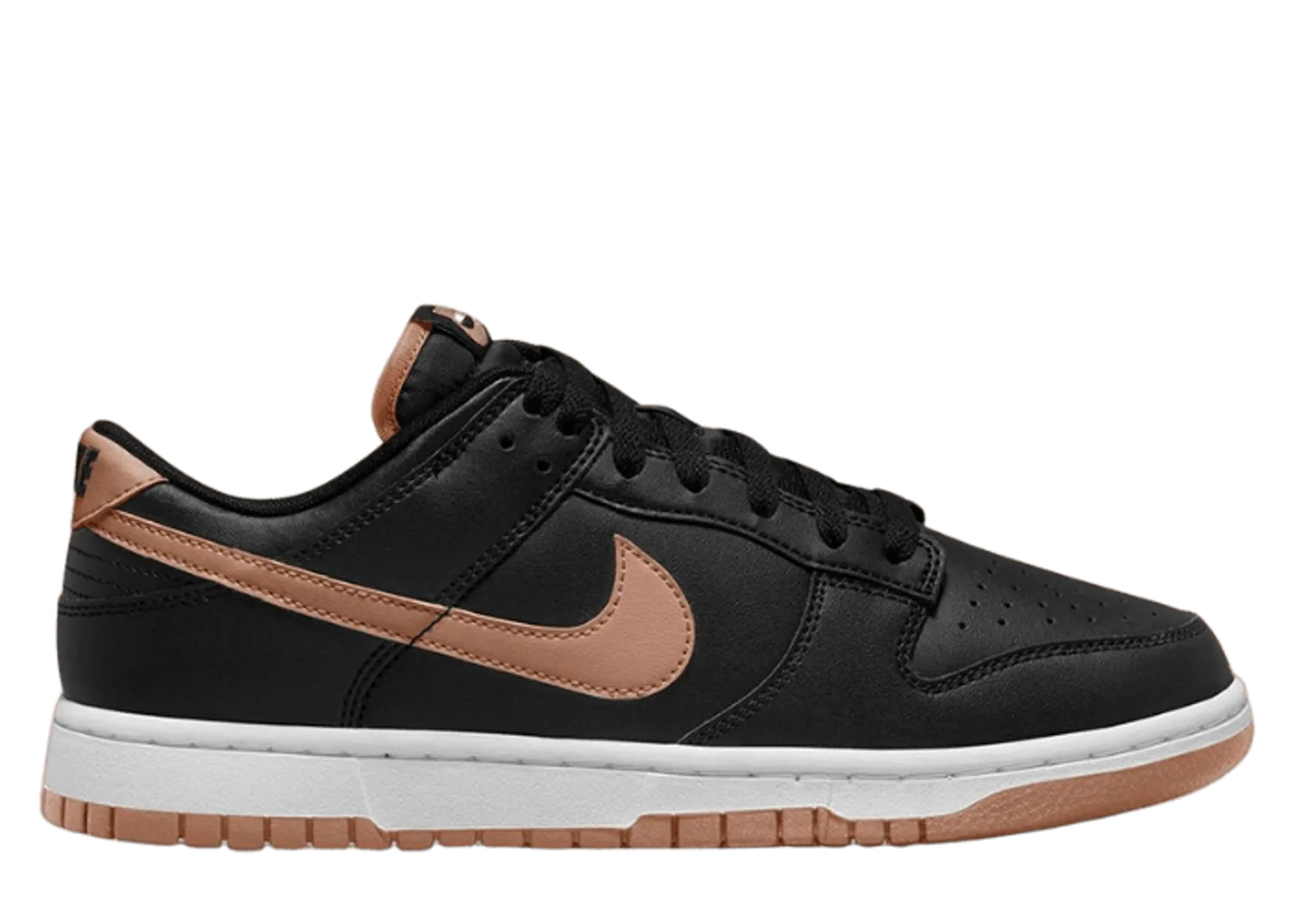 Nike Dunk Low Black Amber Brown