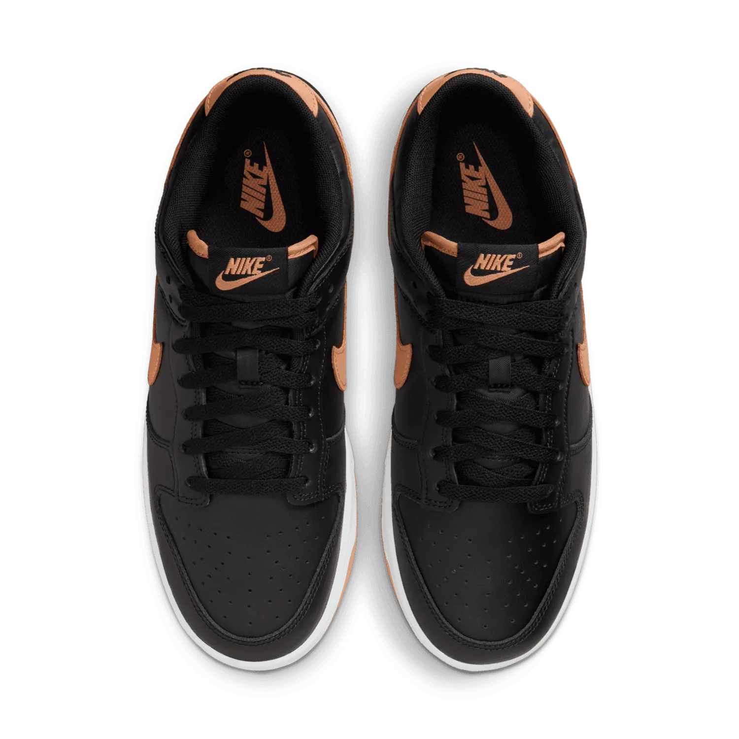 Nike Dunk Low Black Amber Brown image 3