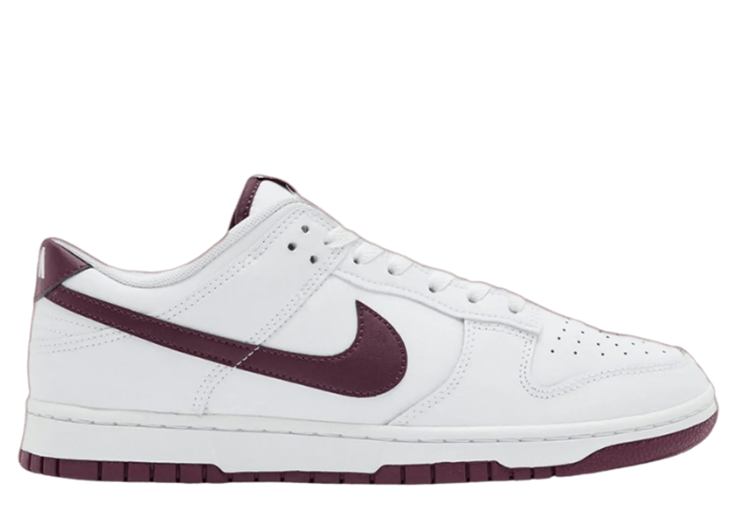 Nike Dunk Low White Night Maroon