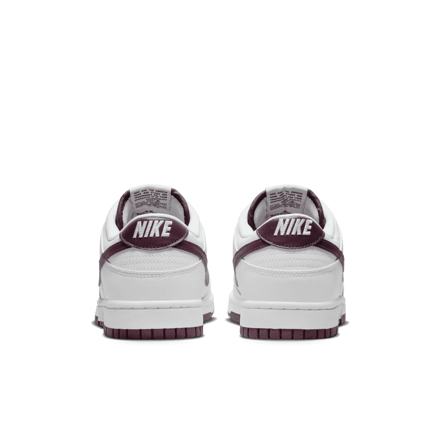 Nike Dunk Low White Night Maroon image 7