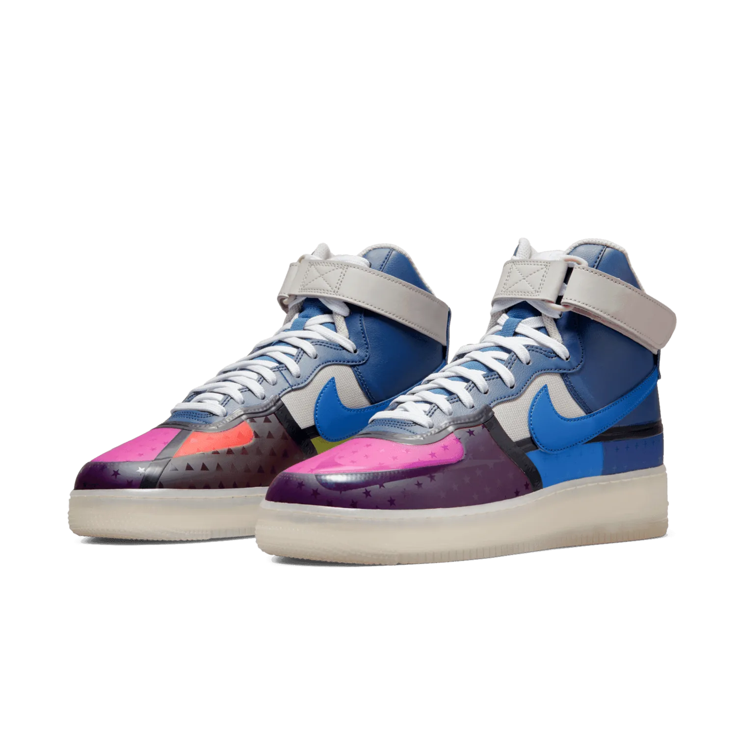 Nike Air Force 1 High '07 Premium Thunder Blue Pink Prime image 4
