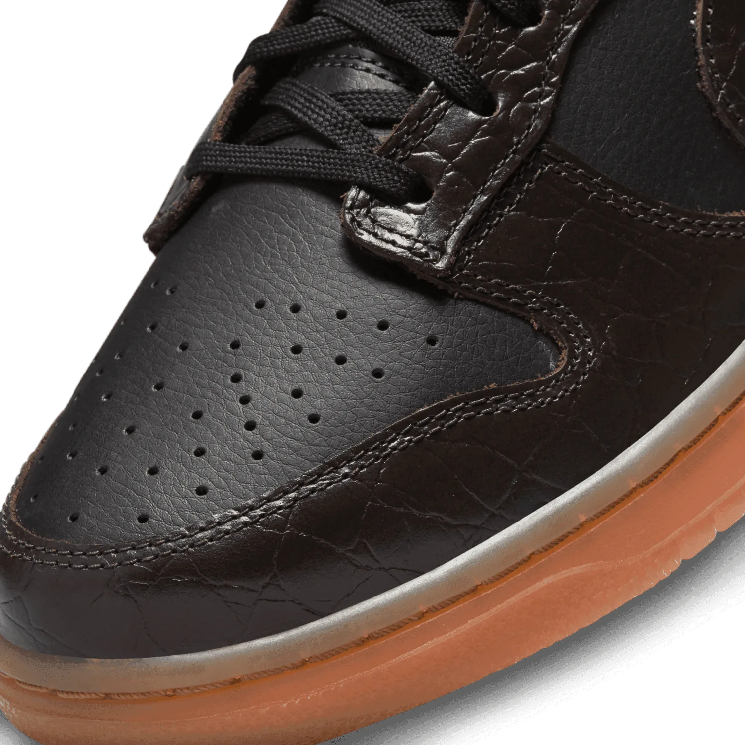 Nike Dunk Low SE Brown Croc image 6