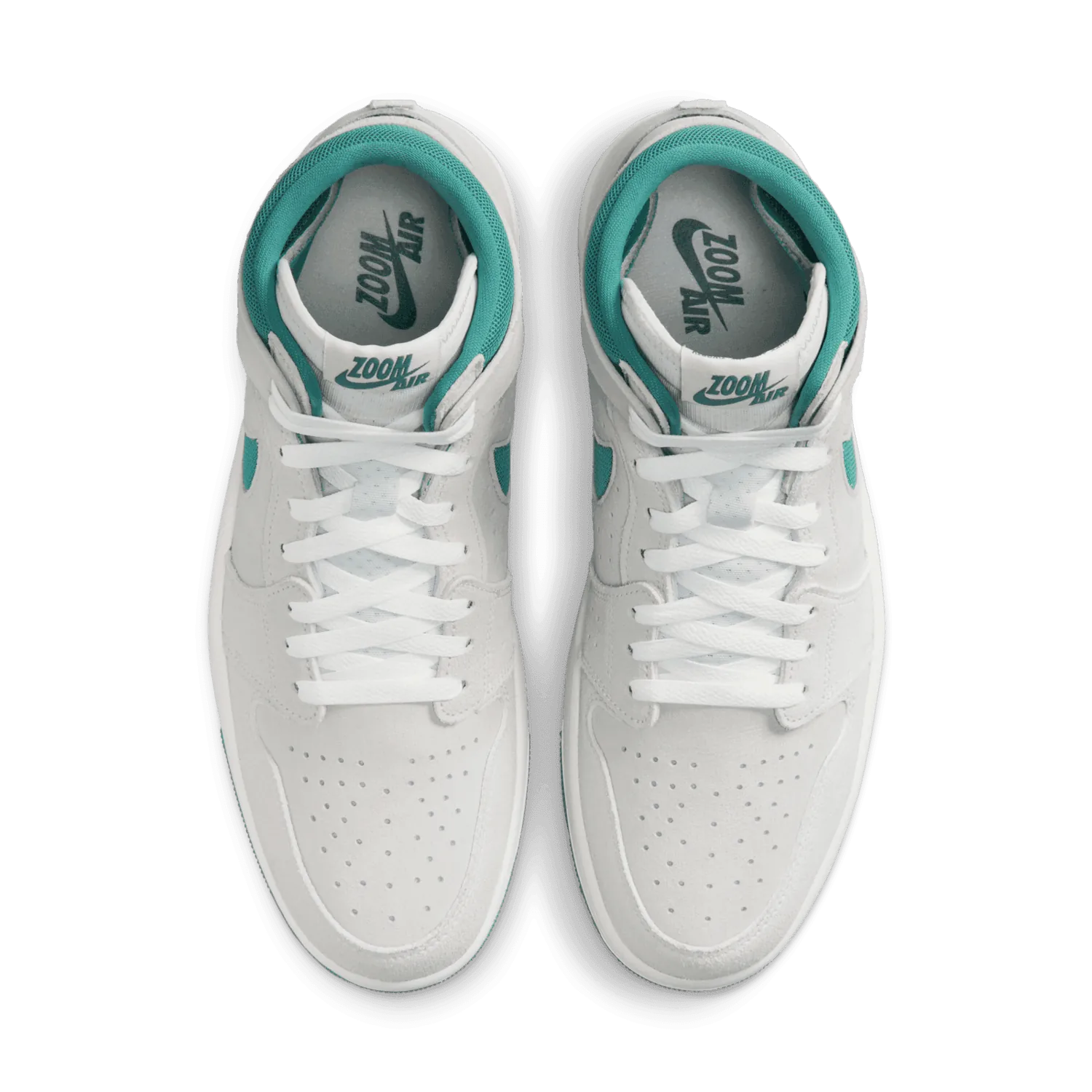 Air Jordan 1 High Zoom CMFT 2 Summit White Bicoastal image 2