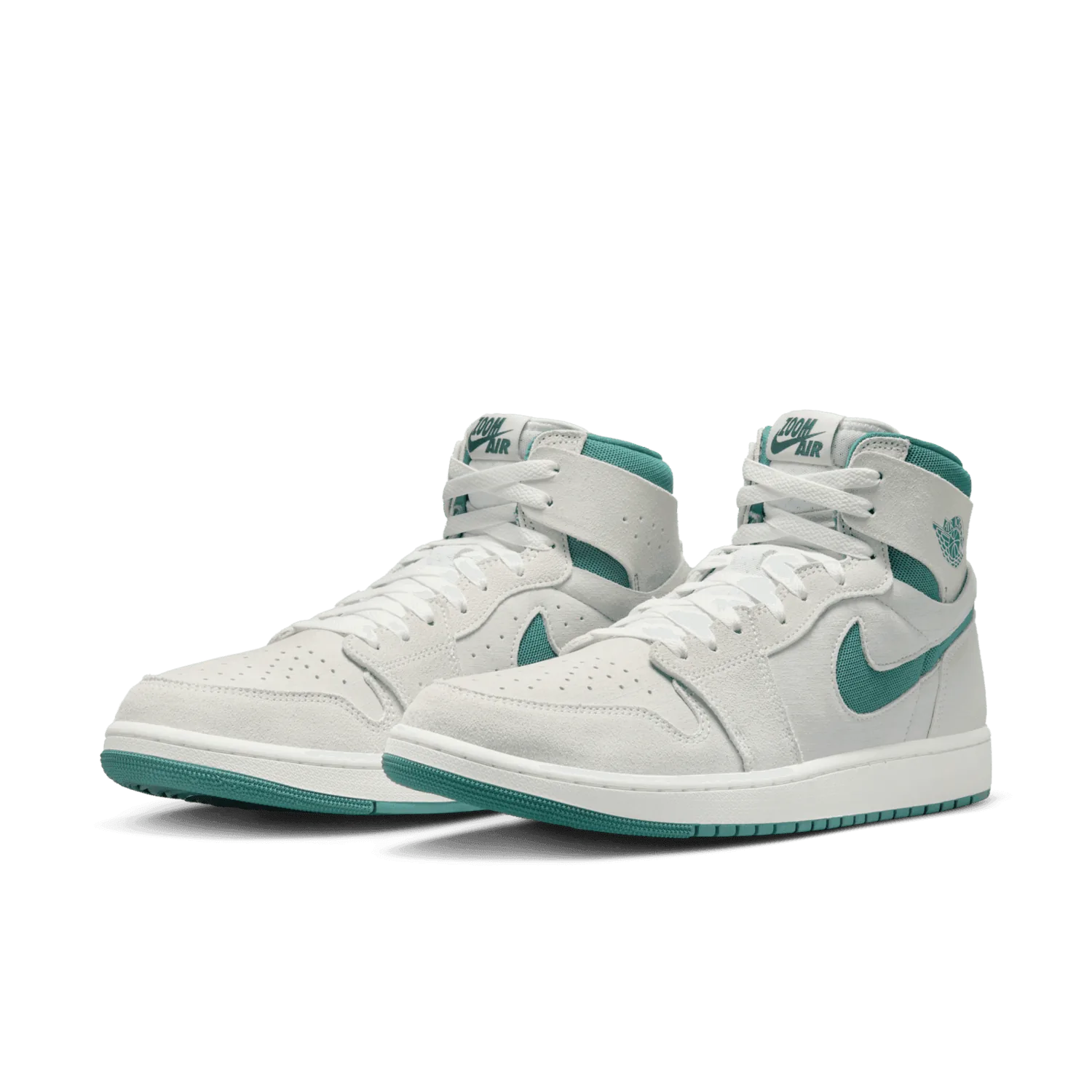 Air Jordan 1 High Zoom CMFT 2 Summit White Bicoastal image 3